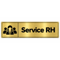 Plaque de porte Service RH - Signalétique en PVC