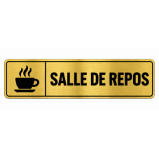 Plaque de porte Salle de Repos - Signalétique en PVC
