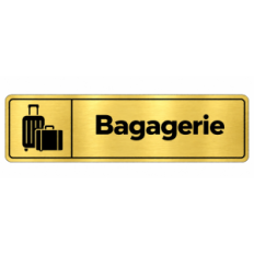 Plaque de porte Bagagerie - Signalétique en PVC