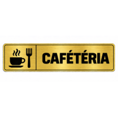 Plaque de porte Cafétéria - Signalétique en PVC
