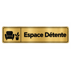 Plaque de porte Espace Détente - Signalétique en PVC