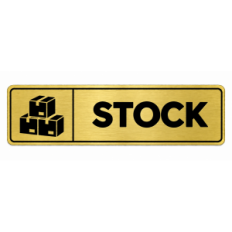 Plaque de porte Stock - Signalétique en PVC