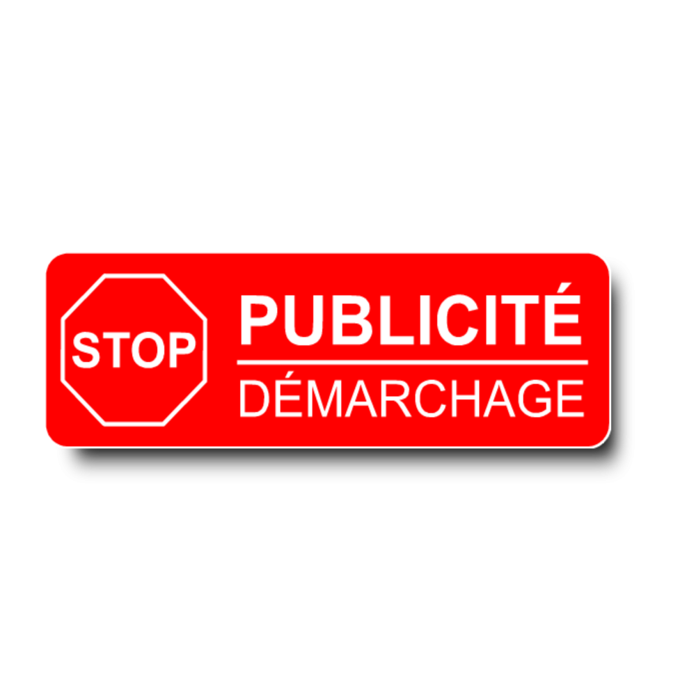 Plaque Stop Pub - Signalétique PVC | Immograv