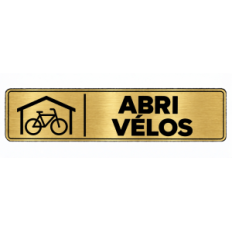 Plaque de porte Abri Vélos - Signalétique en PVC