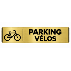 Plaque de porte Parking Vélos - Signalétique en PVC