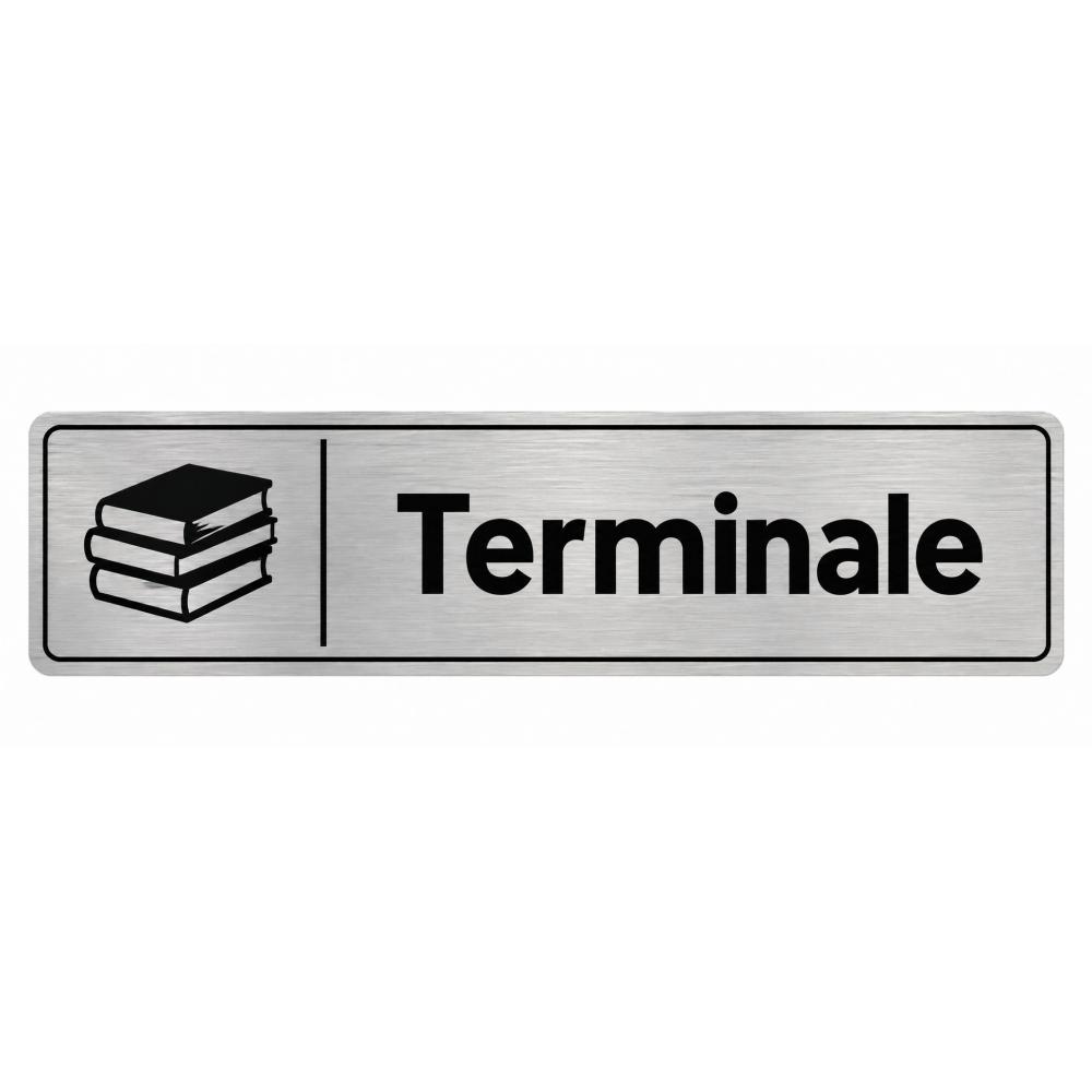Plaque de porte Terminale - Signalétique Lycée