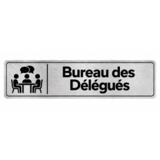 Plaque de porte Bureau des Délégués - Signalétique Lycée
