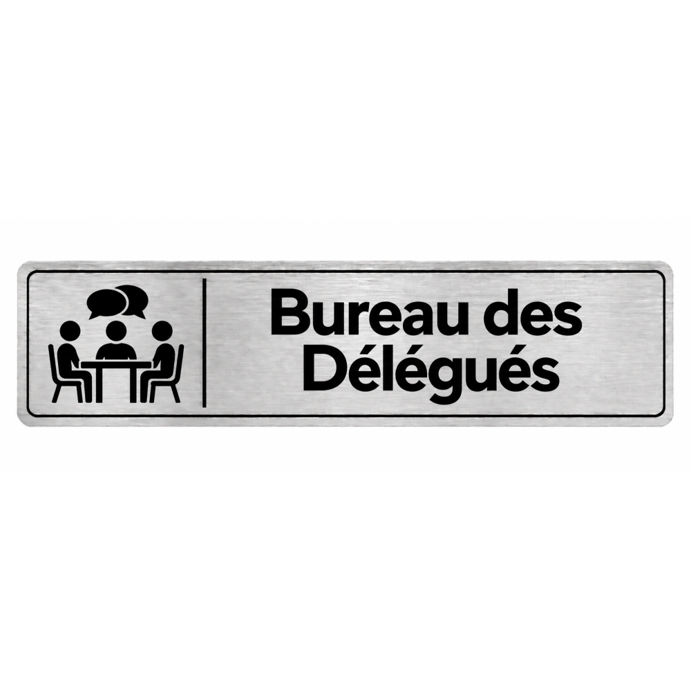 Plaque de porte Bureau des Délégués - Signalétique Lycée
