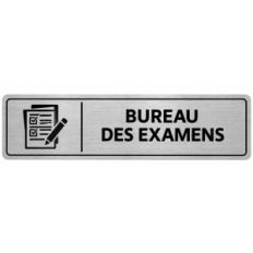Plaque de porte Bureau des Examens - Signalétique Lycée