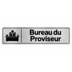 Plaque de porte Bureau du Proviseur - Signalétique Lycée
