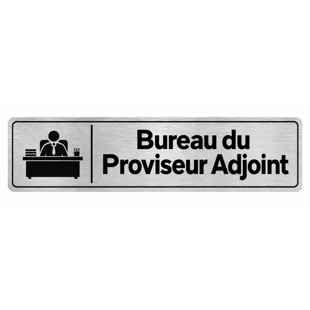 Plaque de porte Bureau du Proviseur Adjoint - Signalétique Lycée