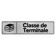 Plaque de porte Classe de Terminale - Signalétique Lycée