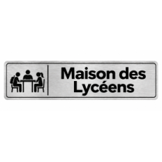 Plaque de porte Maison des Lycéens - Signalétique Lycée