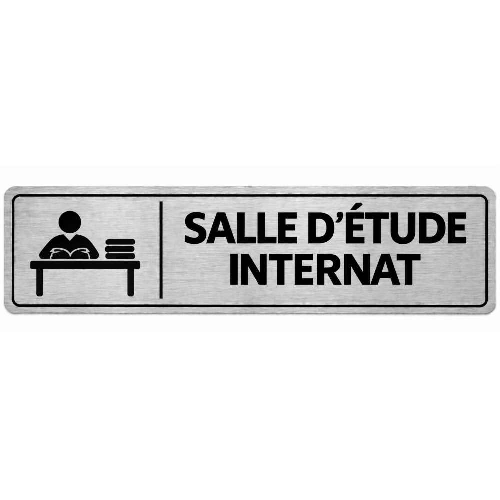 Plaque de porte Salle d’Étude Internat - Signalétique Lycée