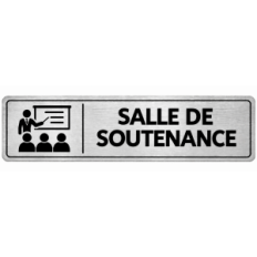 Plaque de porte Salle de Soutenance - Signalétique Lycée