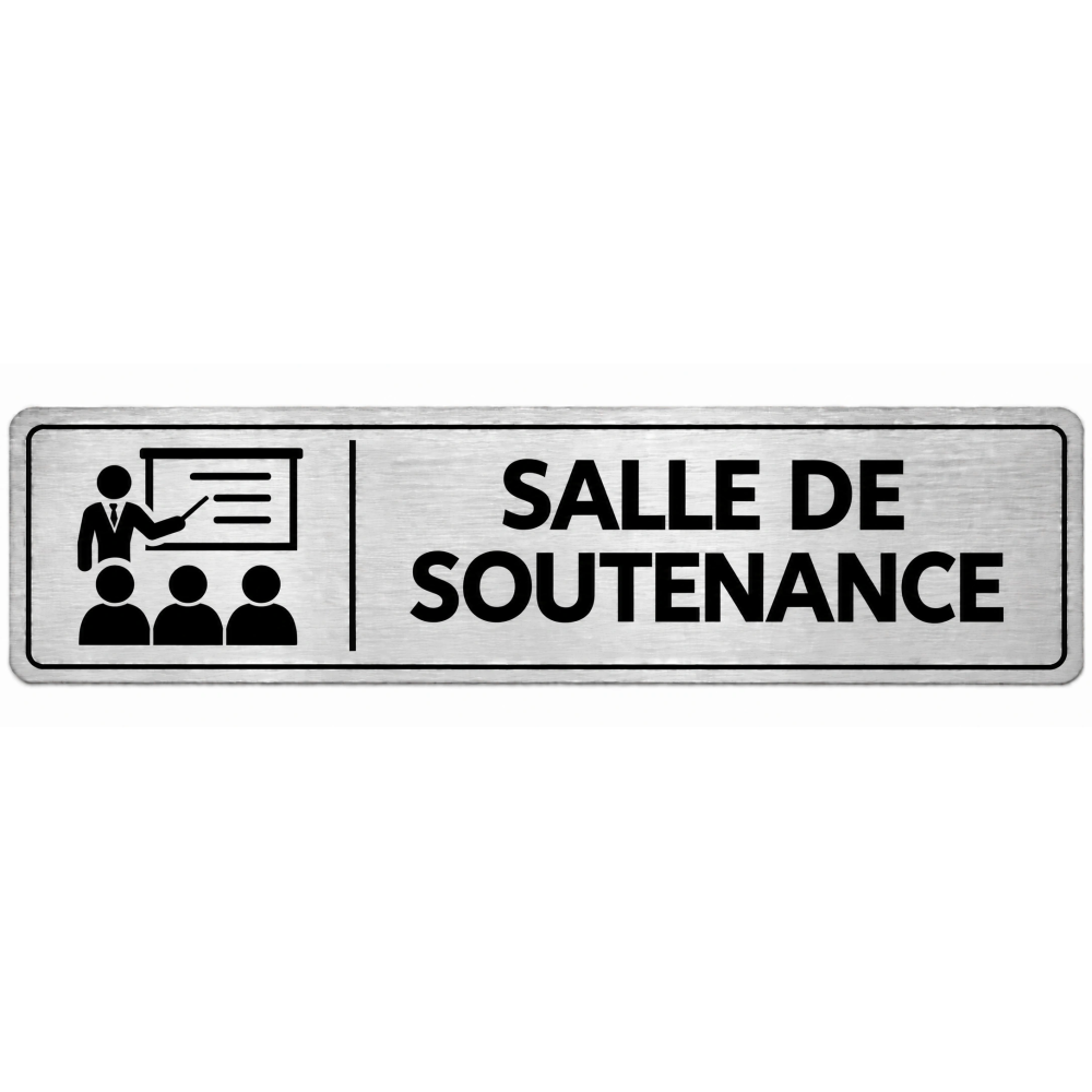 Plaque de porte Salle de Soutenance - Signalétique Lycée