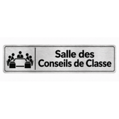 Plaque de porte Salle des Conseils de Classe - Signalétique Lycée