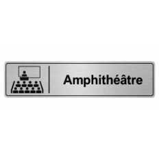 Plaque de porte Amphithéâtre - Signalétique Université & Enseignement Supérieur