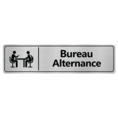 Plaque de porte Bureau Alternance - Signalétique Université & Enseignement Supérieur