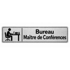 Plaque de porte Bureau Maître de Conférences - Signalétique Université & Enseignement Supérieur