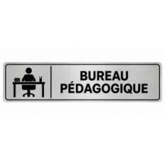 Plaque de porte Bureau Pédagogique - Signalétique Université & Enseignement Supérieur