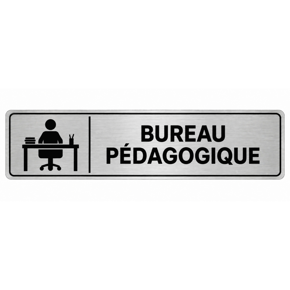 Plaque de porte Bureau Pédagogique - Signalétique Université & Enseignement Supérieur
