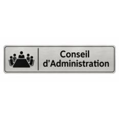 Plaque de porte Conseil d’Administration - Signalétique Université & Enseignement Supérieur