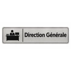 Plaque de porte Direction Générale - Signalétique Université & Enseignement Supérieur