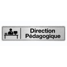 Plaque de porte Direction Pédagogique - Signalétique Université & Enseignement Supérieur