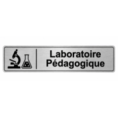 Plaque de porte Laboratoire Pédagogique - Signalétique Université & Enseignement Supérieur