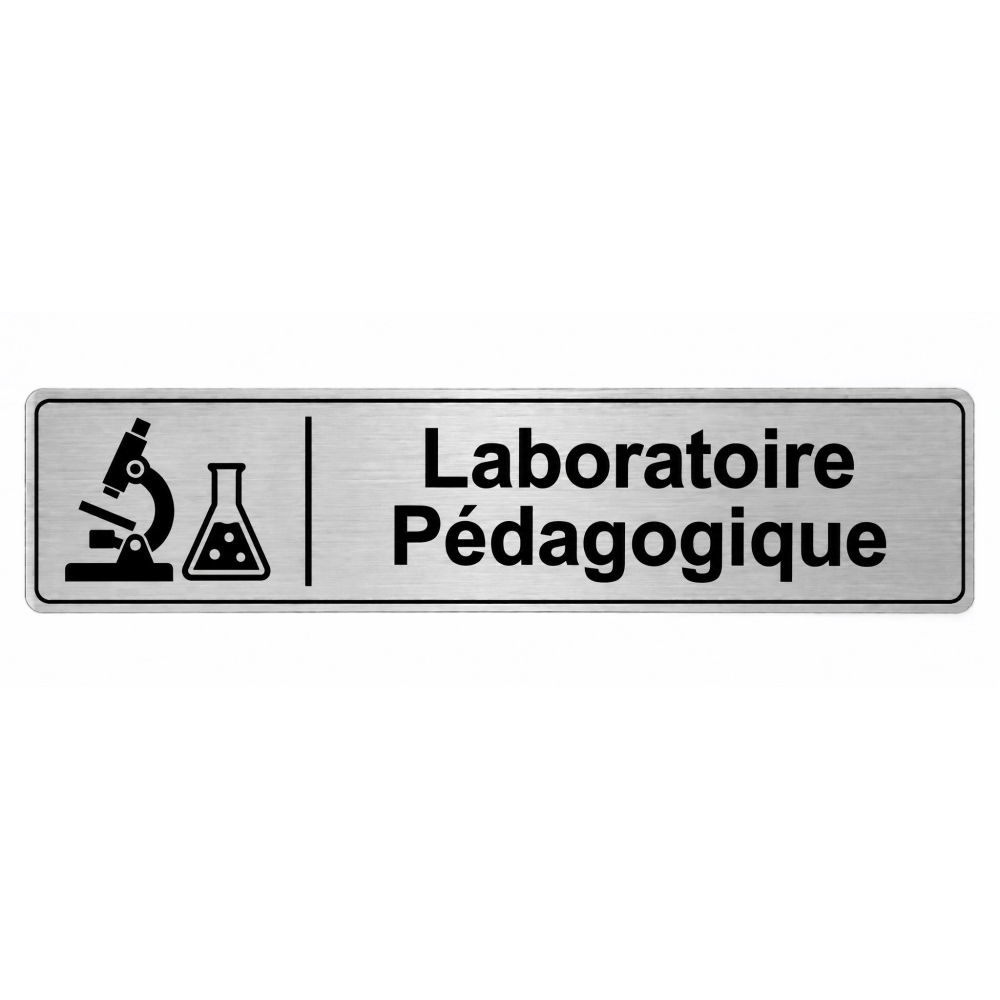 Plaque de porte Laboratoire Pédagogique - Signalétique Université & Enseignement Supérieur