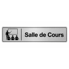 Plaque de porte Salle de Cours - Signalétique Université & Enseignement Supérieur