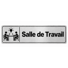 Plaque de porte Salle de Travail - Signalétique Université & Enseignement Supérieur
