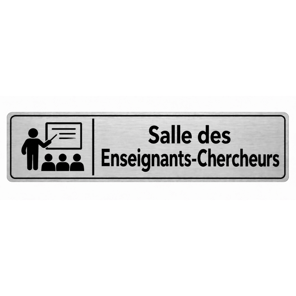 Plaque de porte Salle des Enseignants-Chercheurs - Signalétique Université & Enseignement Supérieur
