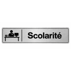 Plaque de porte Scolarité - Signalétique Université & Enseignement Supérieur