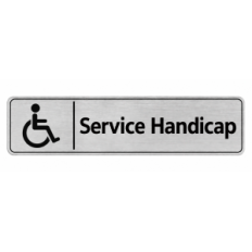 Plaque de porte Service Handicap - Signalétique Université & Enseignement Supérieur