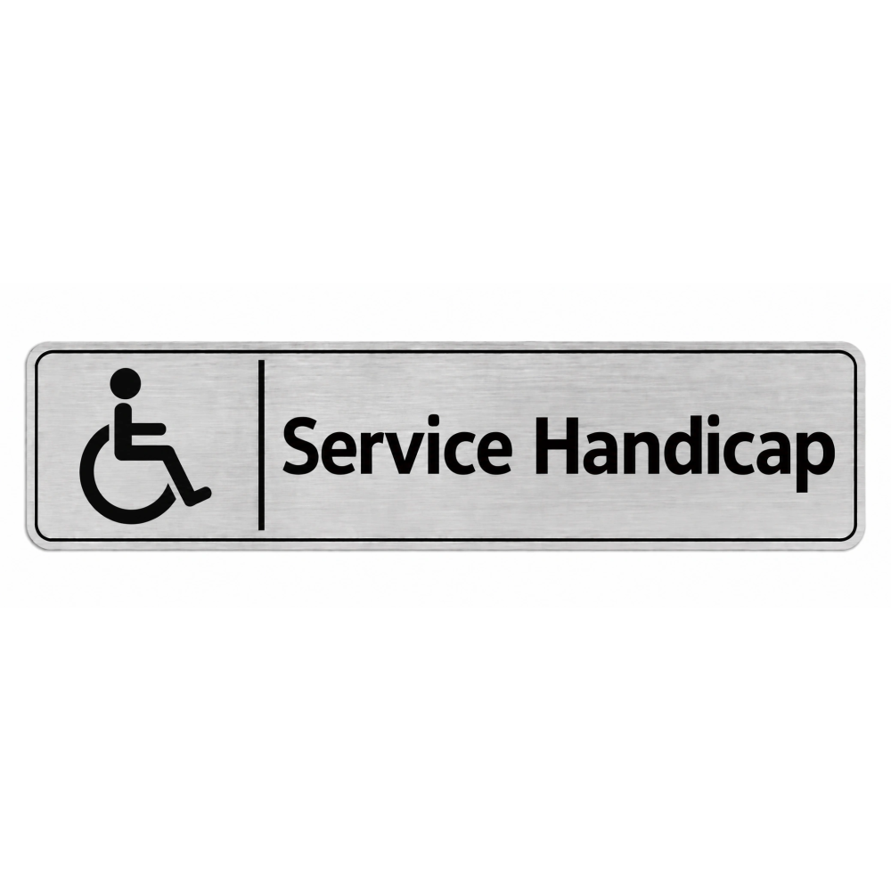 Plaque de porte Service Handicap - Signalétique Université & Enseignement Supérieur