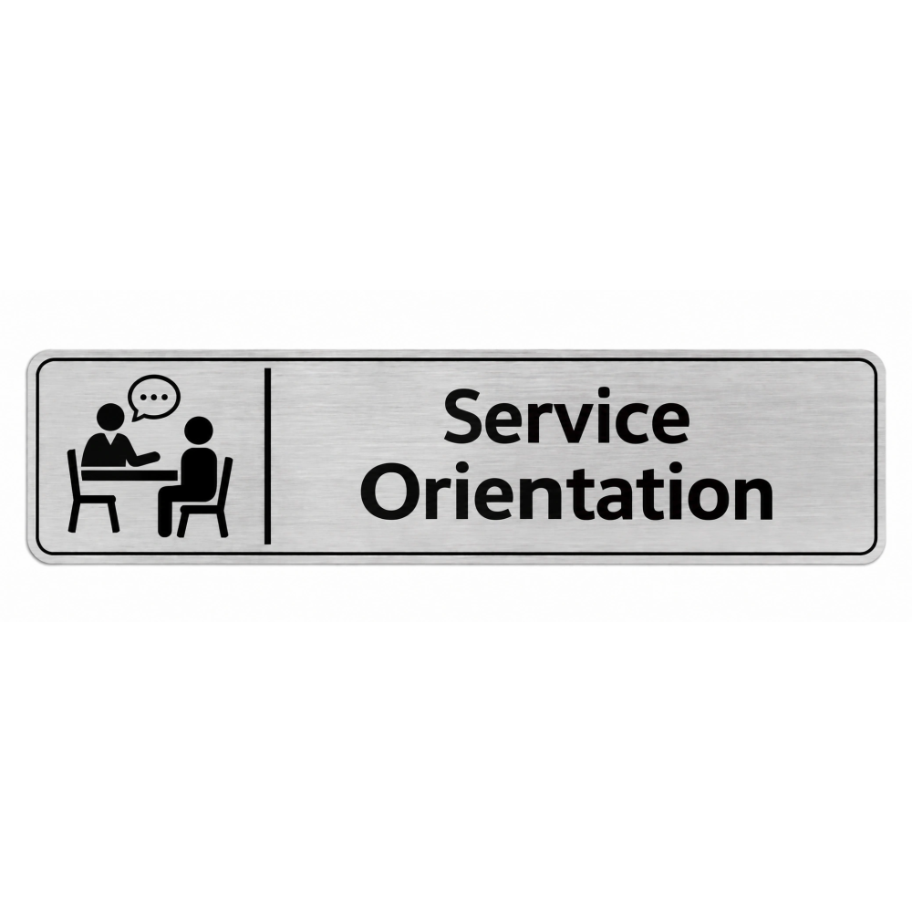 Plaque de porte Service Orientation - Signalétique Université & Enseignement Supérieur