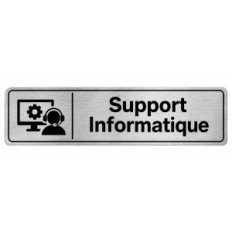 Plaque de porte Support Informatique - Signalétique Université & Enseignement Supérieur