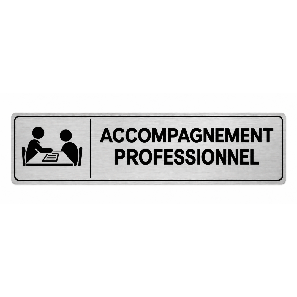 Plaque de porte Accompagnement Professionnel - Signalétique Centres de Formation