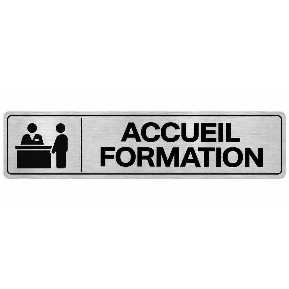 Plaque de porte Accueil Formation - Signalétique Centres de Formation
