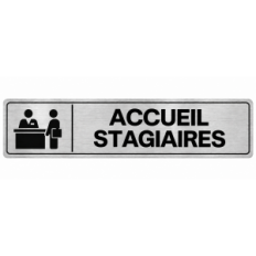 Plaque de porte Accueil Stagiaires - Signalétique Centres de Formation
