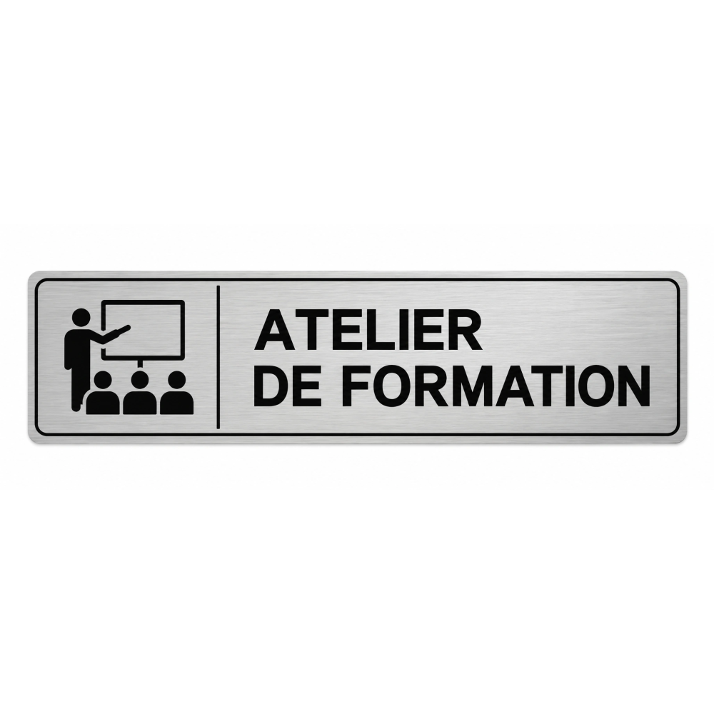 Plaque de porte Atelier de Formation - Signalétique Centres de Formation