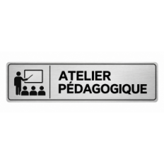 Plaque de porte Atelier Pédagogique - Signalétique Centres de Formation