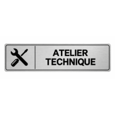Plaque de porte Atelier Technique - Signalétique Centres de Formation