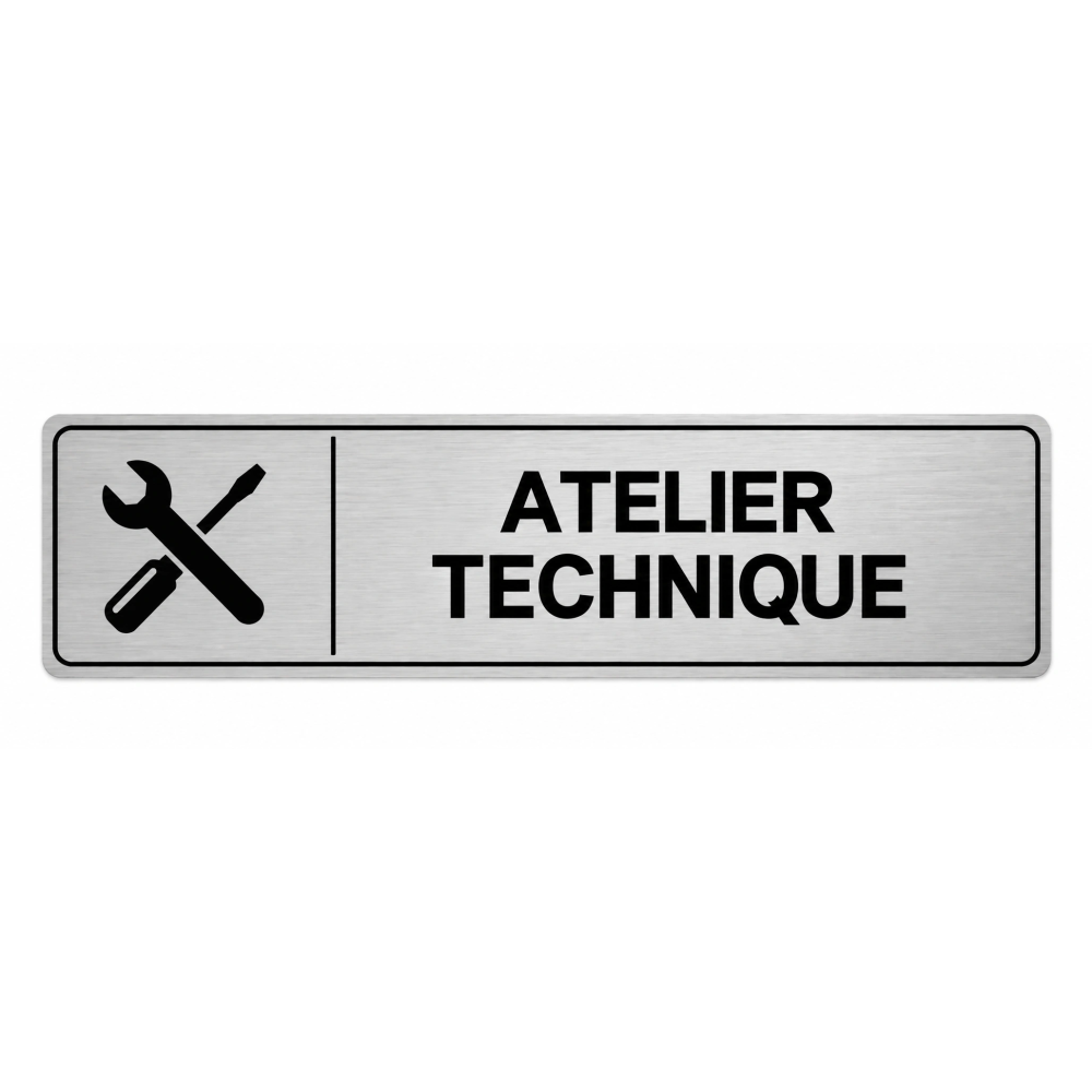 Plaque de porte Atelier Technique - Signalétique Centres de Formation