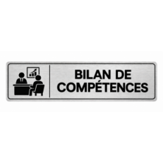 Plaque de porte Bilan de Compétences - Signalétique Centres de Formation