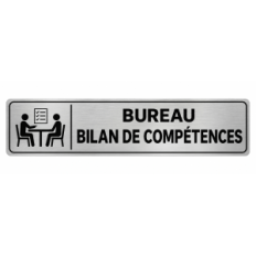 Plaque de porte Bureau Bilan de Compétences - Signalétique Centres de Formation