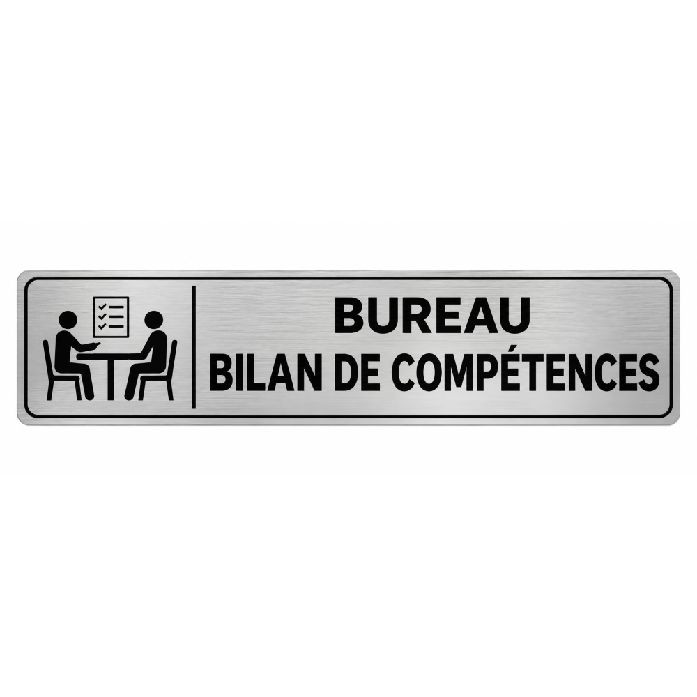 Plaque de porte Bureau Bilan de Compétences - Signalétique Centres de Formation