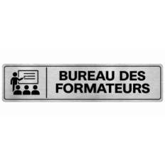 Plaque de porte Bureau des Formateurs - Signalétique Centres de Formation